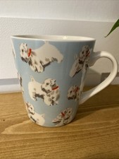 Cath Kidston Small Stanley Mug Blue With Terrier Dog 