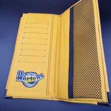 Dr Martens Leather Card Holder Wallet Yellow Very Rare