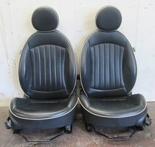 Genuine MINI Black Heated Lounge Leather Interior Front & Rear Seats R56 Hatch
