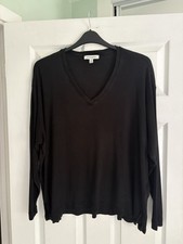 M&S Autograph Black Ribbed
