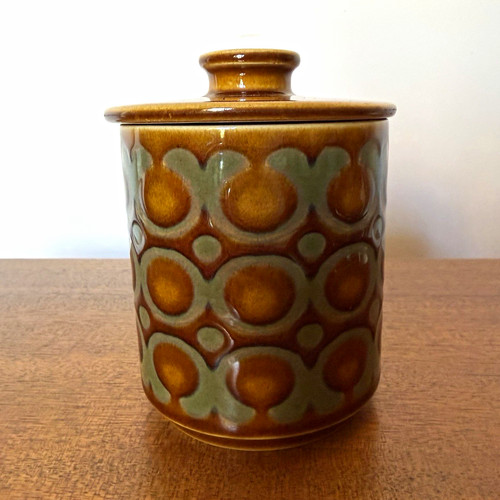 Brown green ceramic - green,