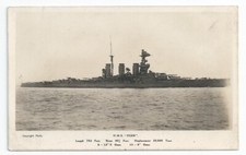 HMS TIGER Battlecruiser Royal Navy .. Unused RP PC