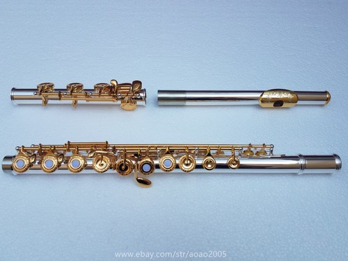 Open hole french flute - 17, key