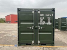 Shipping Containers 4 ft RAL6007 01202-237162 Dorset £1750+vat easy open