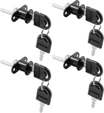 4Pcs 16mm Drawer Locks, Matte