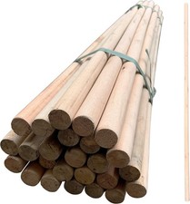 Wooden Broom Handles- Pack of