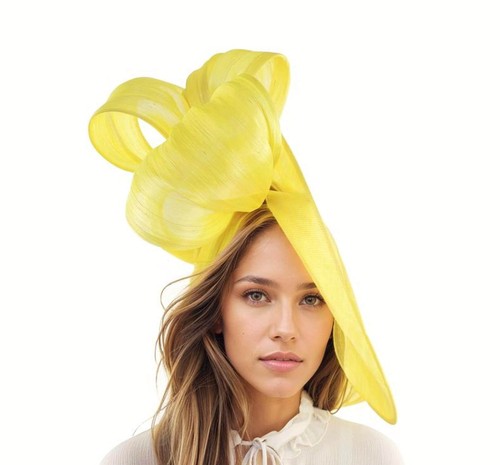Lemon yellow bow saucer - lemon,