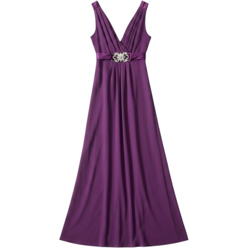 Scarlett night purple - purple, v-neck