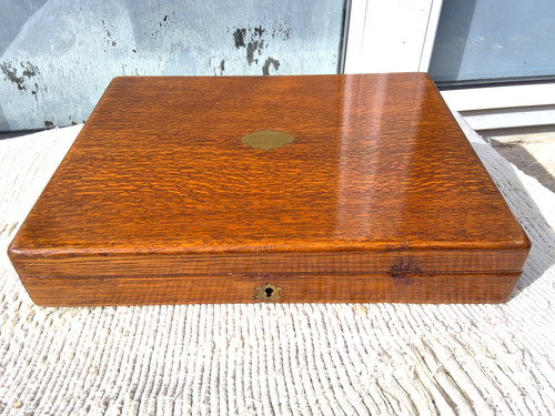 Antique wooden canteen - antique,