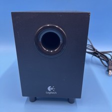 *UNTESTED* Logitech Z323 Subwoofer Speaker ONLY Black - 2 Prong Plug