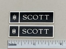 Scott S10 Speaker Badge Logo