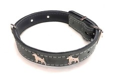 1 Inch Wide Leather Dog Collar
