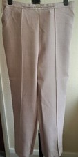 Ladies Trousers Matalan Brand Size 14 Pink Used Good Condition 