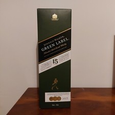 Johnnie Walker Green Label Blended Whisky Empty Bottle&Box, Other Blends Stocked