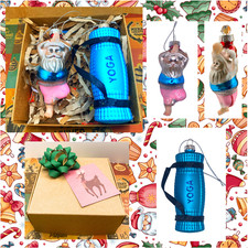 'Namaste Santa.' yoga santa