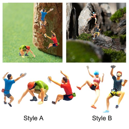 Rock climbing figures - 1/87,
