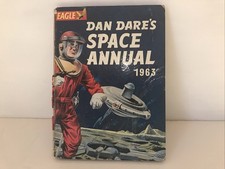Eagle Dan Dare's Space Annual 1963 Hardback Vintage Book Spine Has Damage