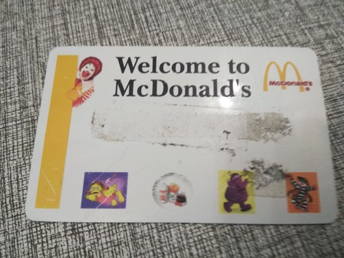 Vtg mcdonald welcome - vtg., to