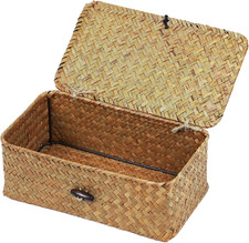 Wicker Storage Basket with