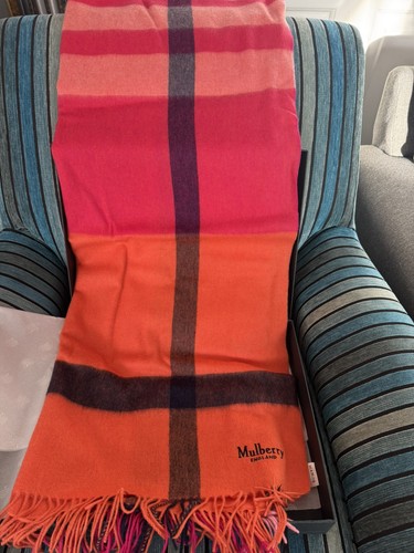 Mulberry macaroon pink scarf - scarf, /