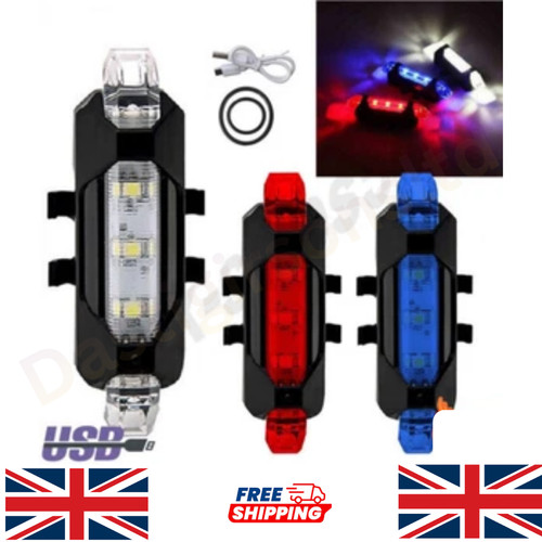 Usb rechargeable bike lights - usb,