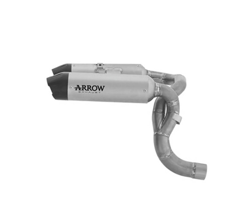 Exhaust muffler arrow - muffler, carb