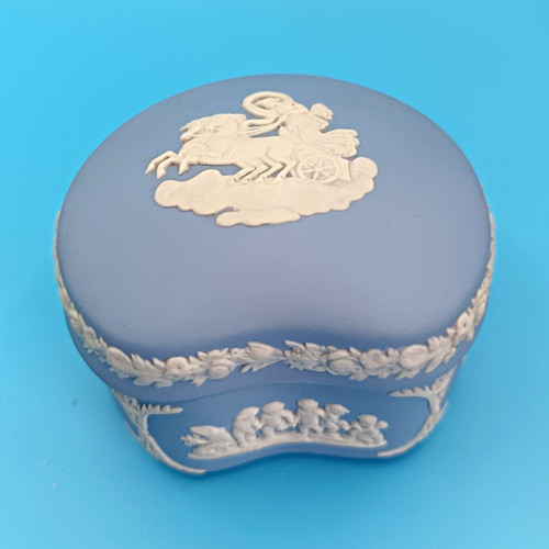 Wedgewood blue white ceramic - &,