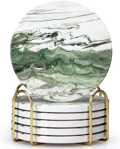 Set of6green ceramic - set,