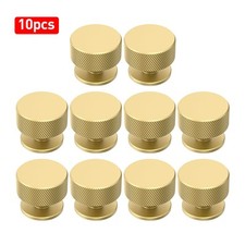10PCS Cabinet Knob Kitchen Cabinet Door Cupboard Drawer Knobs Matt Knurled
