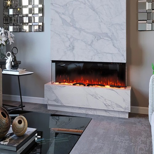 Electric fireplace sided - electric, 3