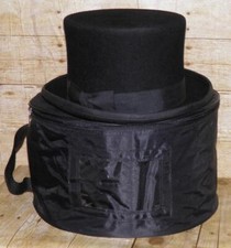 Black Fur Felt Dressage Top