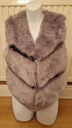 Women faux fur warm vest - warm, gilet