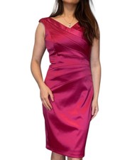 Sangria Fuchsia Pink Satin