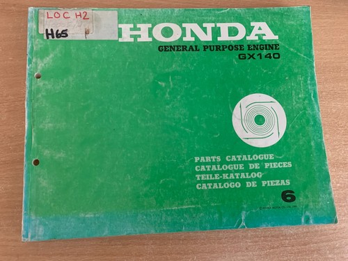 Parts catalog honda general - catalog,