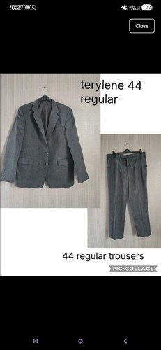 Terylene mens grey piece - grey,