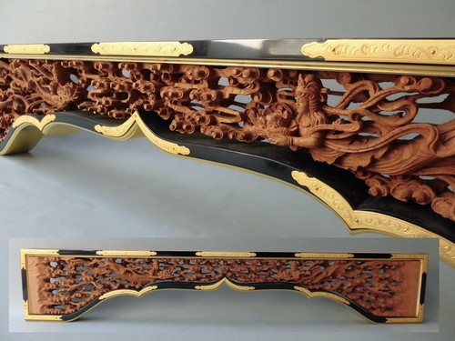 Japanese w126cm carved - w126cm, 49.6"carved