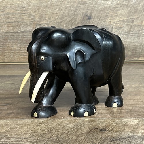 Vintage ebony wood - ebony, elephant