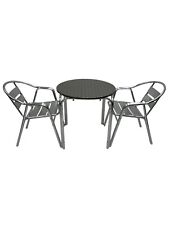 Aluminium Furniture Sets, Commercial Grade Aluminium Cafe Sets, Table & 2 Chairs
