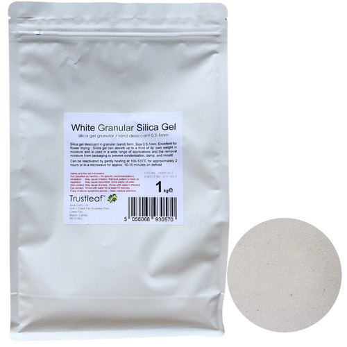 1kg white silica gel 1mm - white,