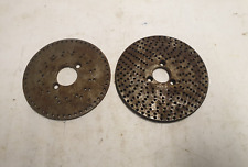 2 DIVIDING / INDEXING PLATES UNKNOWN MAKE MILLING MACHINE DRILL