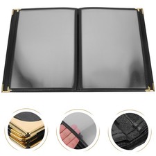  Restaurant Menu Cover Recipe Folder Transparent Table Protecter Sleeve