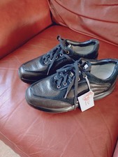 MBT Black Leather Ladies Shoes