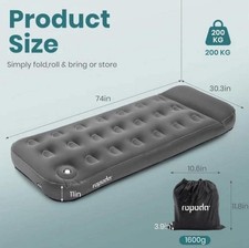 Single Air Bed, Inflatable