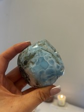 A Grade Larimar Half Polished