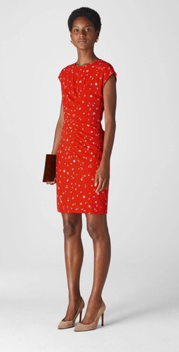 Whistles silk red daisy chain - whistles,