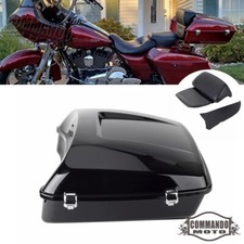 Trunk Pack & Backrest For Harley Tour Pak Electra Glide Road King FLHX 2014-2023