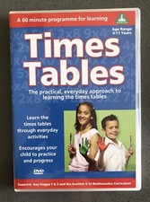 ELC TIMES TABLES DVD Maths Age 4-11yrs Key Stage 1-2 Early Learning Centre