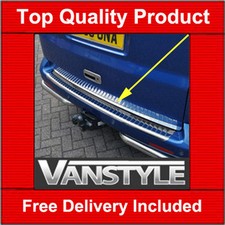 FITS VW T5 03-15 TAILGATE CHROME EDGE PROTECTOR TRIM STAINLESS STEEL CARAVELLE