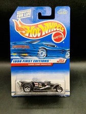Hot Wheels First Editions Super Comp Dragster Model Car (B60)