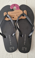 PRIMARK STRAPPY TOE POST SANDALS FLATS SLIP ONS with FOAM BNWT